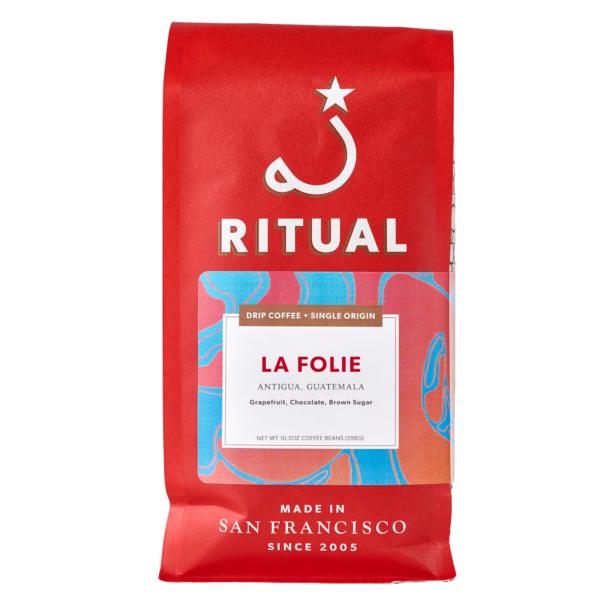 10.5oz bag of La Folie drip coffee