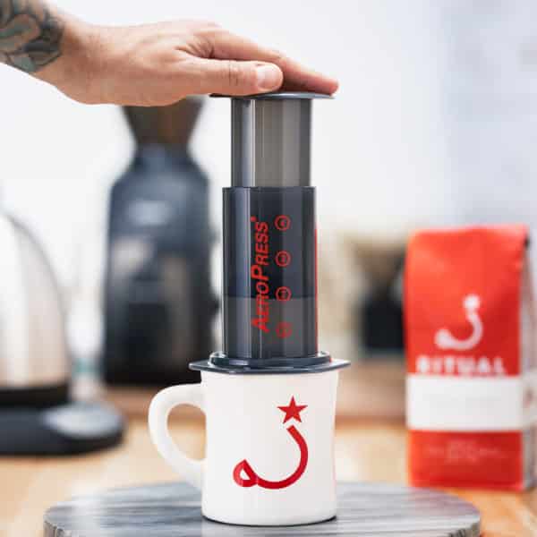 aeropress with ritual mug