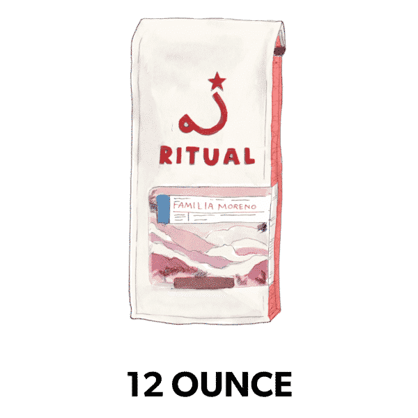 Illustration of Rituals 12 ounce bag