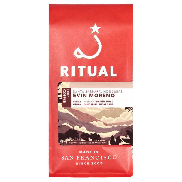 Ritual 12oz coffee bag of Evin Moreno