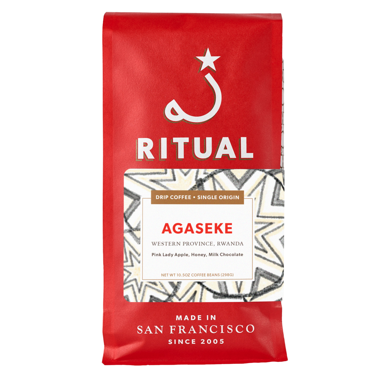 10.5 bag of Agaseke drip coffee