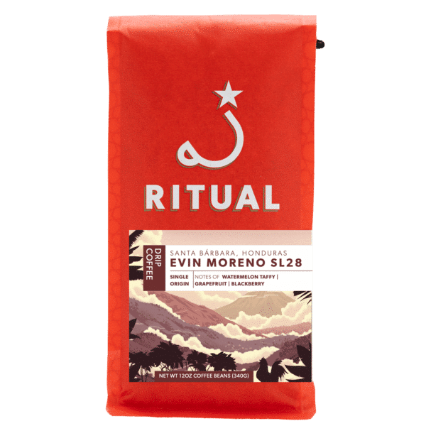 Ritual 12oz coffee bag of Evin Moreno SL28