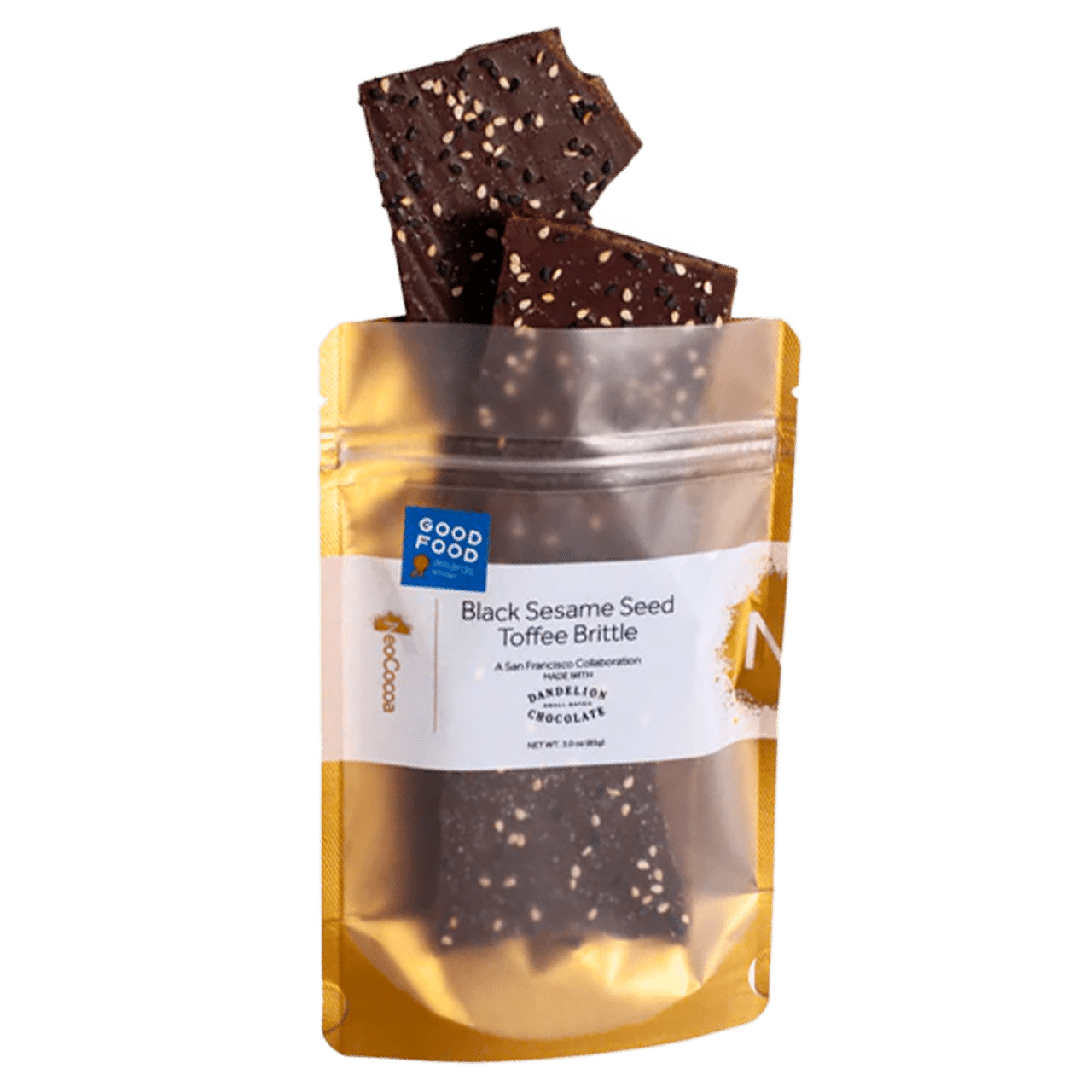 Black Sesame Seed Toffee Brittle