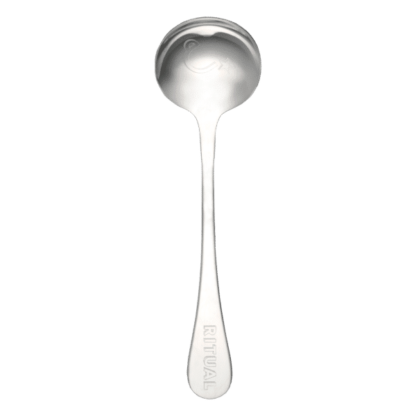 cupping spoon with Ritual logo