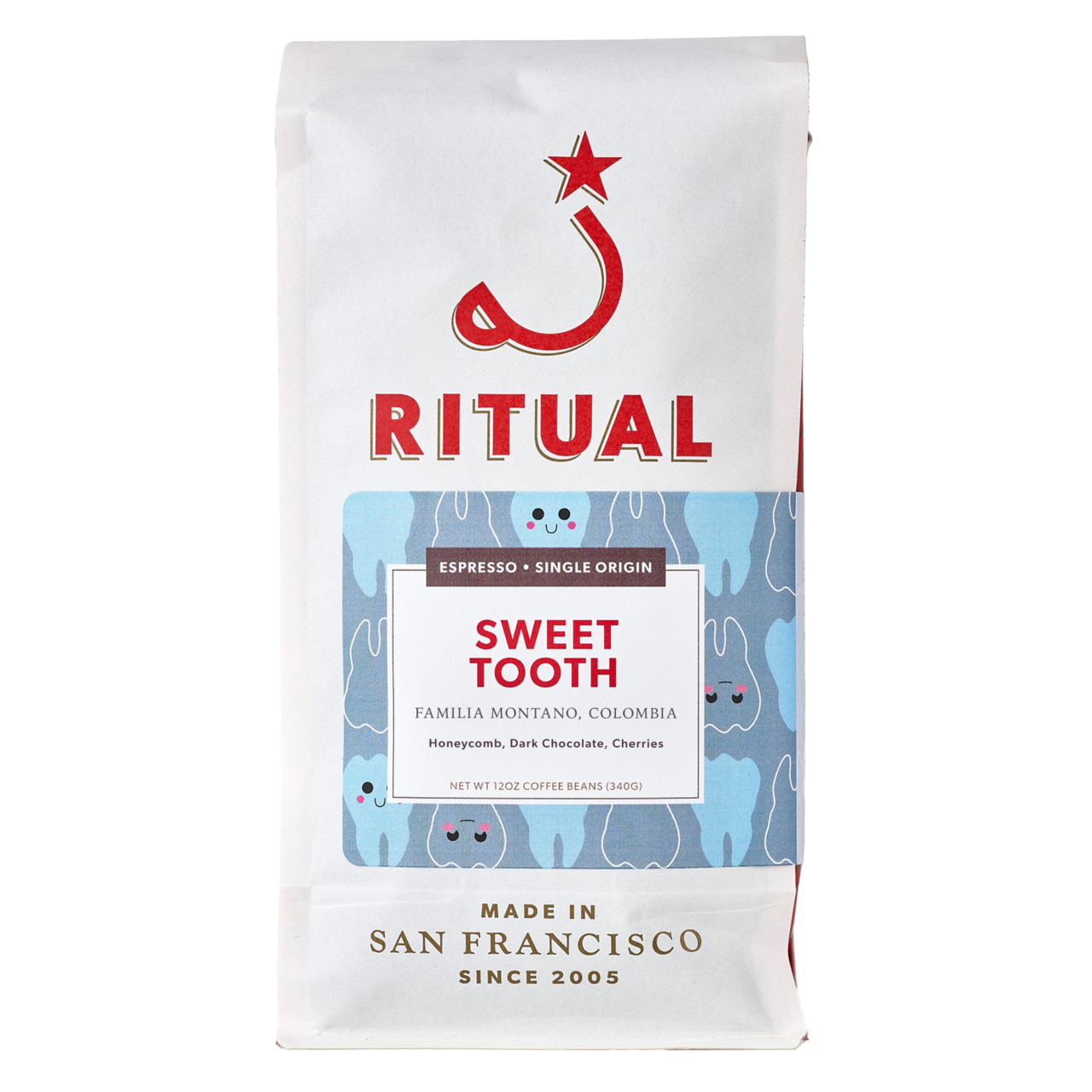 12oz bag of Sweet Tooth Familia Montano