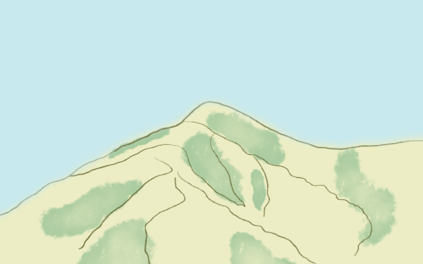 Illustration of Colombian mountain
