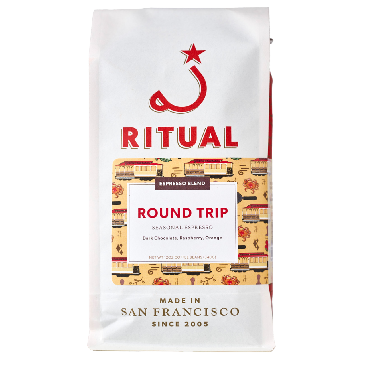12oz bag of Round Trip Seasonal Espresso