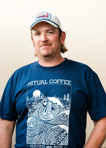 Person wearing latte wave shirt